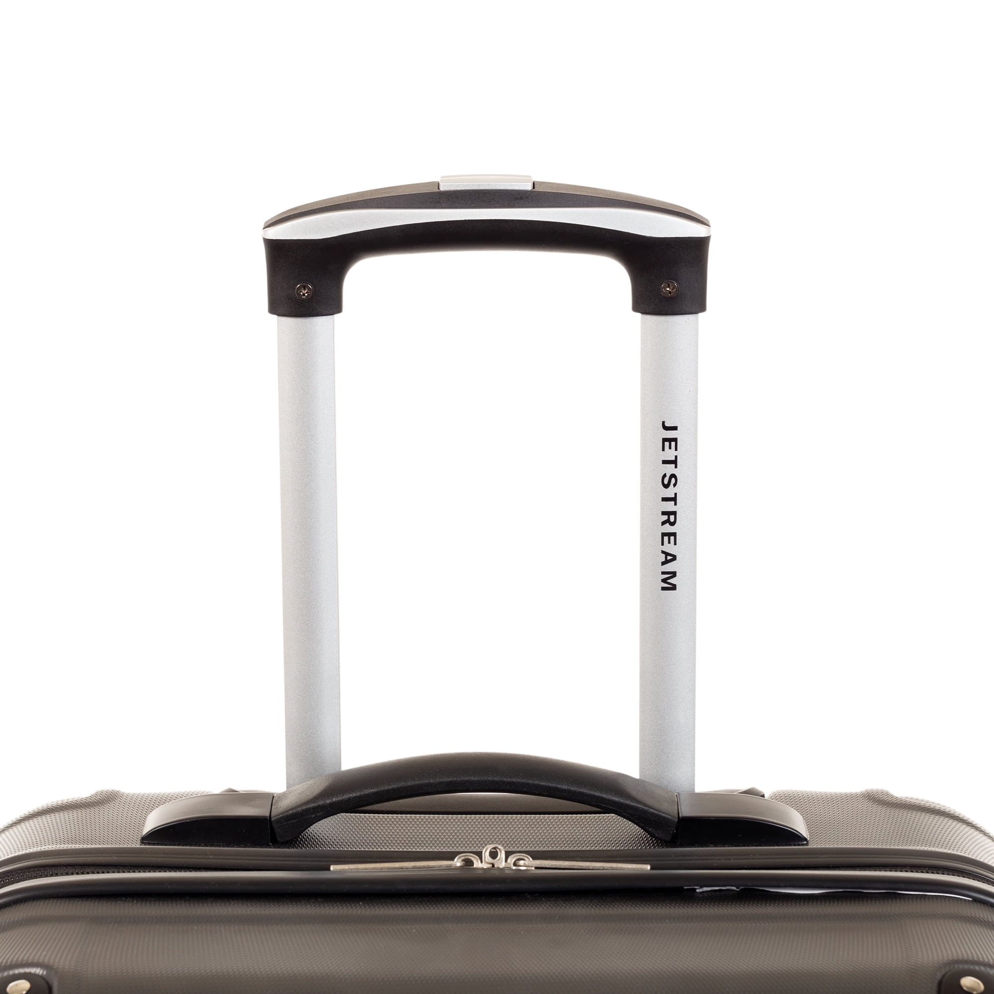 Jetstream 24-inch Hardside Spinner Upright Checked Luggage, Durable ABS/PC Material, Charcoal