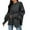 Gray, variant on APEXFWDT Women's Oversized Crew Neck Sweatshirt Long Sleeve Light Fleece Pullover Side Slits Fashion Solid Top for Lounging,M,Beige