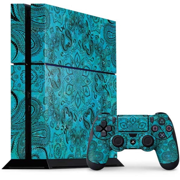 Skinit Blue Zen Ginseng PS4 Console and Controller Bundle Skin