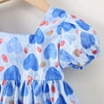 thumbnail image 5 of Big Girls Clearance Baby Girl Dresses 18-24 Months Casual Dresses for Teen Summer Double Layer Ruffle Sleeve Dress Size 14-16 Birthday Summer Dresses Size 6 Vestido De NiñA Para Fiesta, 5 of 9