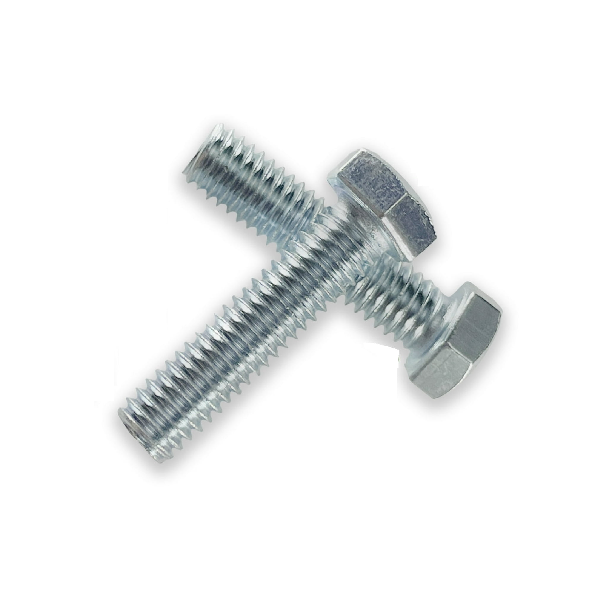 (5 pack) Hillman Hex Bolts and Nuts, 1/4-20" x 1", Steel, Zinc Finish, Silver, 5, sets