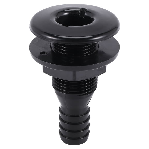 3/4 Inch Hose Plastic Thru-Hull Bilge Fitting Pump Drain Vent for Boats Marine Yacht RV Truck