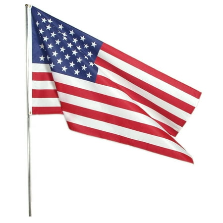 - 3'x5' Patriotic USA American Flag - Stars & Stripes Red/White/Blue