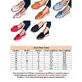 thumbnail image 2 of Fangasis Womens Loafers Pumps Slip On Wedge Work Tassel Comfy Boat Shoes, 2 of 2