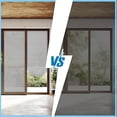 thumbnail image 4 of 2Pcs Filtering Temporary Blinds for Windows, Cordless Pleated Light Filtering Fabric Shade Self Adhesive Pleated Window Shade, Easy to Cut and Install 90*210cm Grey, 4 of 6