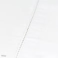 thumbnail image 3 of Melange Home Luxury Hotel Collection 600 Thread Count Cotton Hemstitch Sheet Set White Full, 3 of 5