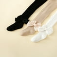 thumbnail image 4 of JUNWELL 3 Pcs Collants à Nœud Papillon pour Bébés Filles Printemps/automne, 4 of 6