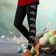 thumbnail image 2 of Wyzesi Compression Leggings for Varicose Veins with Pockets Women Comfortable Workout Out Leggings Easter Print Color Block Pants Soft Stretchy Leggings Compression Leggings with Pockets, 2 of 6
