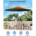 thumbnail image 4 of Outdoor Patio Umbrella With UV Protection - Waterproof 9-Foot Market Umbrella for Garden, Deck, Pool & Backyard, Heavy Duty Aluminum Pole, 4 of 5