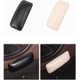 thumbnail image 4 of Automotive Soft Leather Center Console Knee Pad, Universal Car Center Console Knee Leg Elbow Cushion Pad Door Armrest Pad 4pcs Beige, 4 of 5
