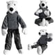 thumbnail image 1 of Peluche con forma de oso polar de 50 cm, postura cambiable, 1 of 5