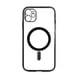 thumbnail image 1 of Funda protectora magnética para teléfono Nikou TPU iPhone 11 Marco negro transparente, 1 of 10