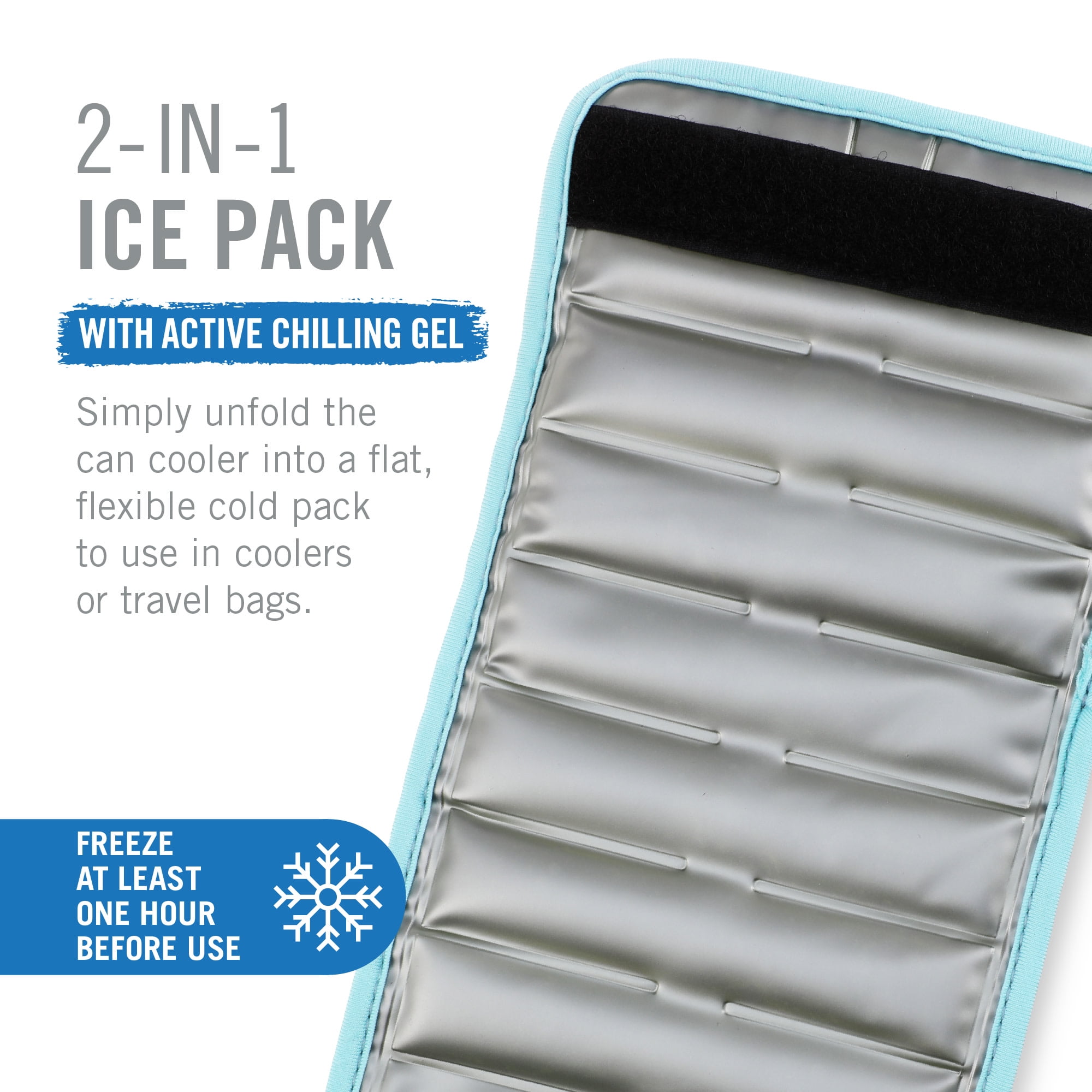 Host Insta-Chill Standard Can Sleeve for Beer, Juice, Set of 4, Multicolor