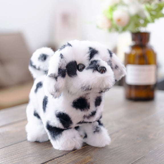 A Walking Plush Dog Toy Electric Puppy That Barks Simulation Pet Robot For Kids