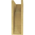 thumbnail image 4 of 6"W x 12"D x 18"H Classic Carmel Rough Cedar Woodgrain TimberThane Corbel, Primed Tan, 4 of 6