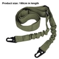 thumbnail image 3 of Correa de 2 puntos para Rifle, cinturón elástico de liberación rápida para escalada, verde militar, 3 of 4