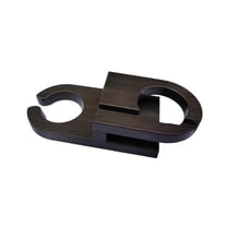 Double Sided Adirondack Chair wine and cup holder - Dark Brown