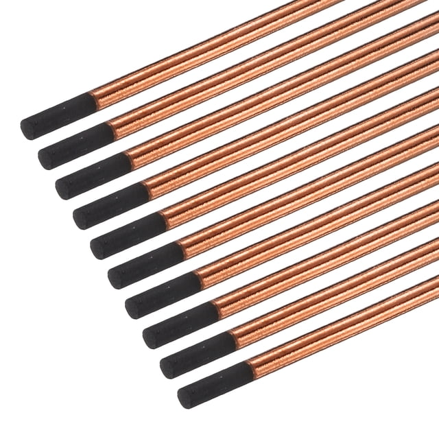 20pcs 8mmx305mm(5/16"x12") Carbon Arc Air Gouging Rods Copper Graphite Coated Gouging Electrode Rods