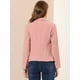 thumbnail image 5 of AllegK ChaqueDe Traje De ChaqueElástiCon Cuello De SolaPaOficiDe Trabajo PaMujer Rogris L, 5 of 6