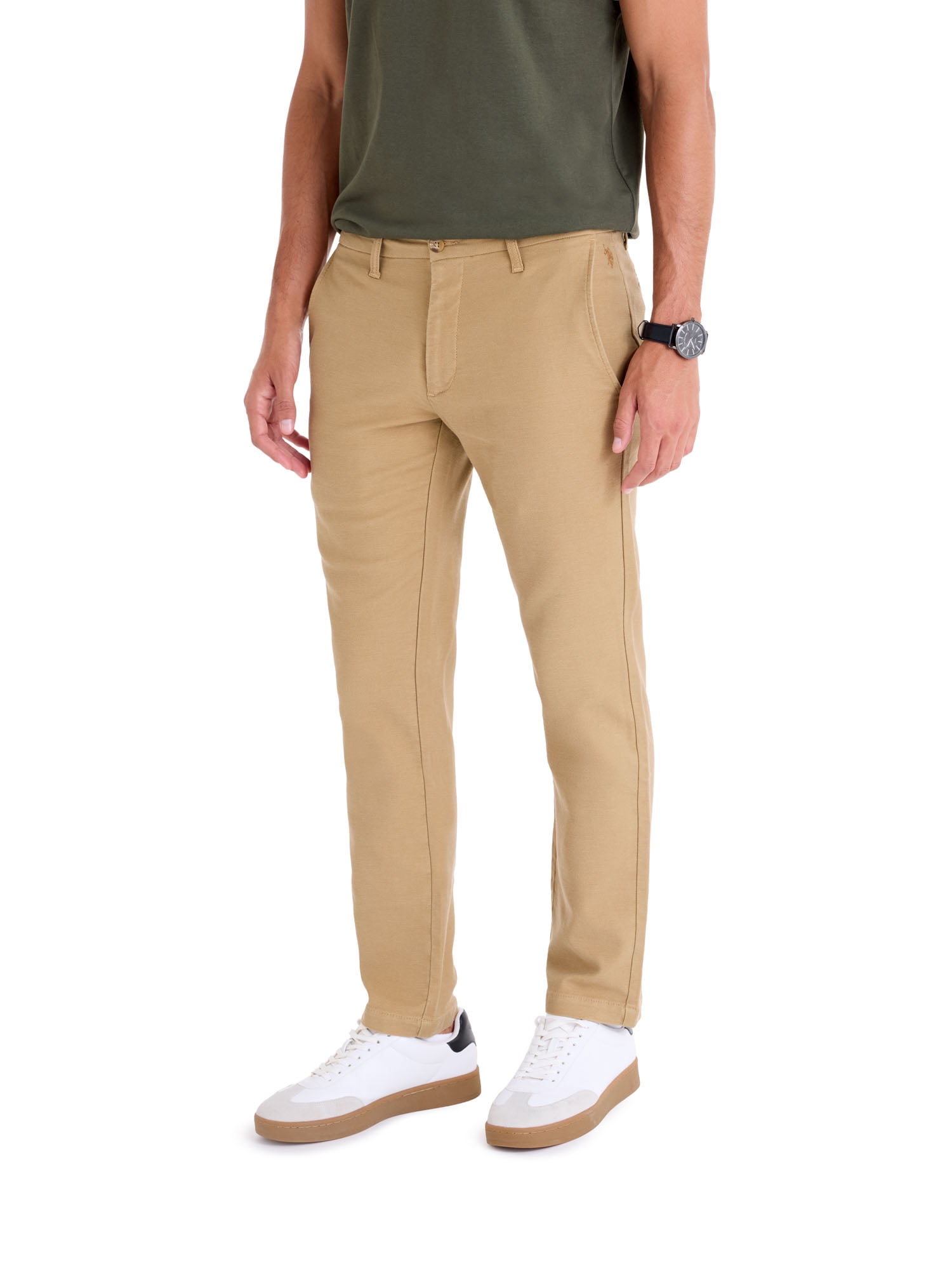 U.S. Polo Assn. Men's Slim Straight Knit Chino Pant
