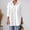 White, variant on YANGXINX Womens Dress Shirts Long Sleeve Button Down Elegant Free Collared Work Office Solid Blouses Dressy Casual Relaxed Fit Tops