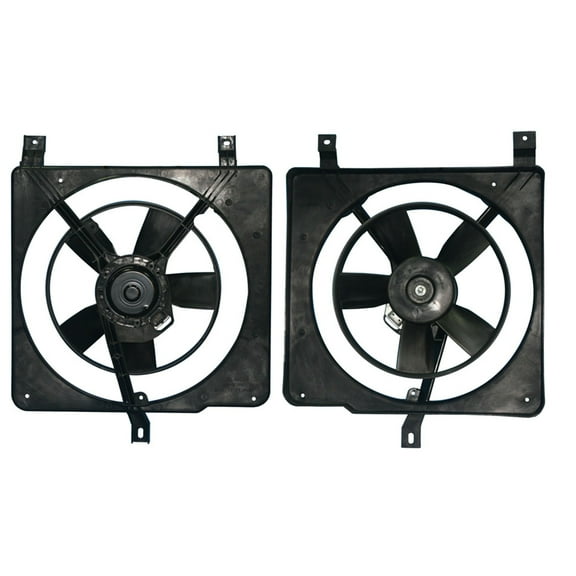 Agility Auto Parts 6016103 Dual Radiator and Condenser Fan Assembly for GM Specific Models