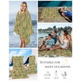 thumbnail image 5 of Palm Tree Tropical Beach Towels Oversized Super Absorbent, Pink Summer Green Botanical Lightweight Bath Towel Quick Dry Sets For Bathroom/Pool/Rv Camping/Beach Play/Gym Room/Picnic 23"x47", 5 of 8