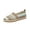 21#Multicolor, variant on Womens Slip On Canvas Espadrilles Multi Stripe Pattern Round Toe Woven Jute Casual Flat Shoes