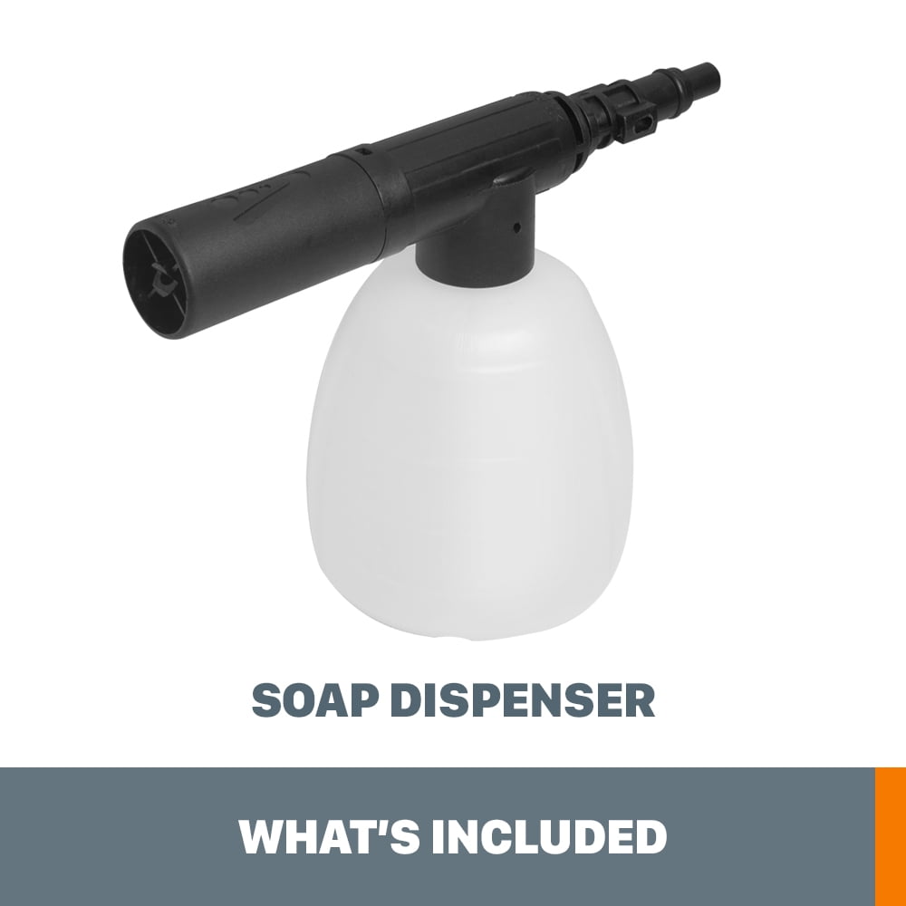 Worx WA4036 13.5oz. Soap Mixture Container, Quick Snap Connection, 2300 Max. Pressure, Fits: WG625, WG629, WG630, WG640 and WG644 Series