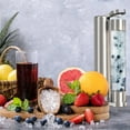 thumbnail image 6 of Drinkpod Soda Maker, Fizzy Sparkling Water & Fizzpod Soda Maker with Three 1L Bottles, 3 Caps, 1 Fizz Infuser & Manual - Silver, 6 of 12