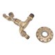 thumbnail image 5 of Grifo de cobre tallado ANGGREK bronce resistente a la corrosión G1/2in, 5 of 8