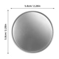 thumbnail image 4 of Shisuyan Capuchon Central en ABS Argenté 2 Pcs 2.3 Po, 4 of 9