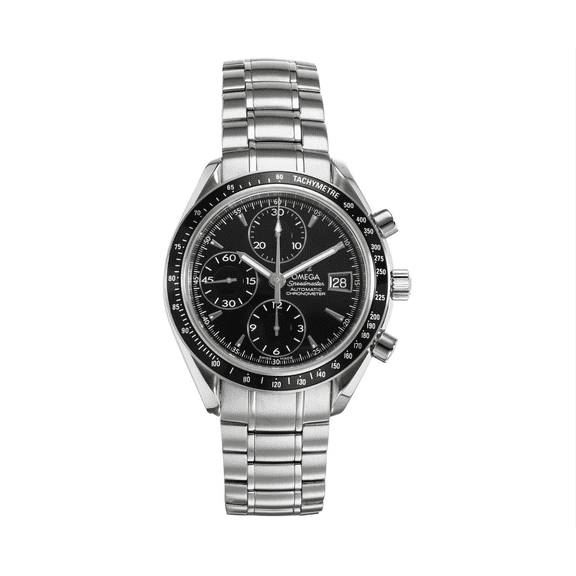 Pre-Owned Omega Speedmaster Date 3210.50.00 â€“ 40mm Black Dial with Stainless Steel Bracelet