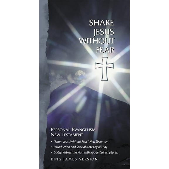 KJV Share Jesus Without Fear New Testament, Black Bonded Leather (Hardcover)