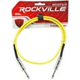 thumbnail image 6 of 4 Rockville 3'  1/4" TS to 1/4'' TS Guitar/Instrument Cable (4 Colors), 6 of 9