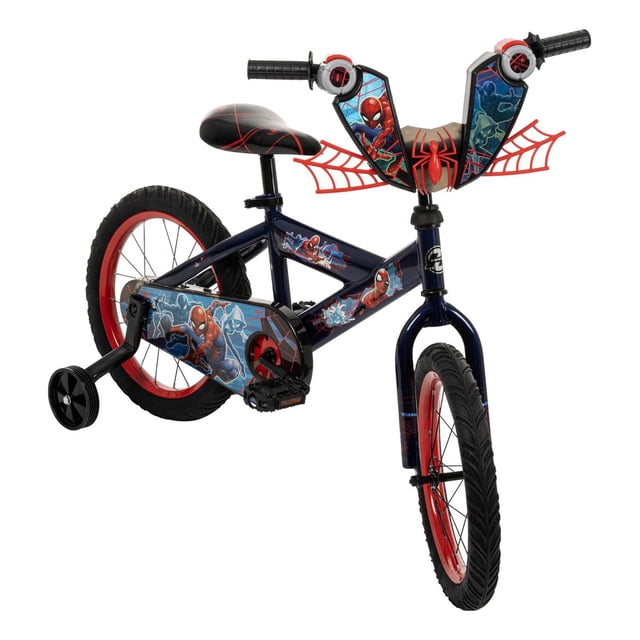 Bicicleta Huffy Niños Infantil Marvel Spiderman Rodada 16 Negro