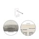thumbnail image 4 of Wall Mounted Shelf for Vinyl Records, 30 pcs Minimalist Acrylic Vinyl Holder Wall Mounted Record Shelf, 4 of 4