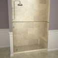 thumbnail image 3 of Tile Redi P3048lrb30kit Base'n Bench 60" X 30" Rectangular Shower Base - Nickel, 3 of 6