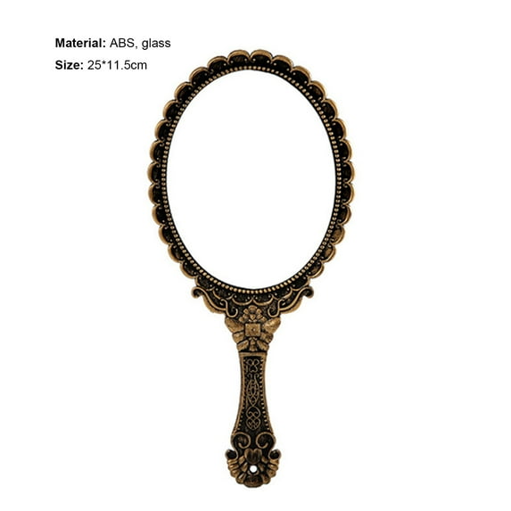 ruhuadgb Good European Mirrors Old Fashion for Going Out Grip Comfortable