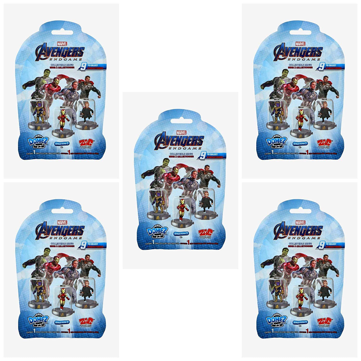 Batman Collectible Minis Domez Series 1 Complete Set of 9 With Chase Variant A7 for sale online 