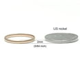 thumbnail image 2 of Sz 4.5 Solid 10K Rose Gold 2MM Round Dome Comfort Fit Wedding Band Ring, 2 of 7