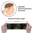 thumbnail image 6 of Naloa American Flag Camo Fashionable Sport Sweatband for Running, Yoga, Basketball - Head Circumference 19.6-22.4 inches, 6 of 9
