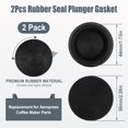 thumbnail image 2 of Joint en Caoutchouc pour Ventouse de Remplacement pour Cafetière Aeropress (2 Pack), 2 of 4