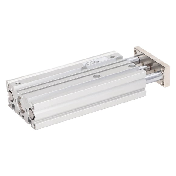 Cilindro de 3 vástagos cilindro de rodamiento deslizante tipo SMC de aleación de aluminio de doble efecto para equipos de automatización ANGGREK Otros