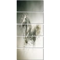 thumbnail image 2 of Smart White Horse Running - Animal Canvas Wall Art, 2 of 3