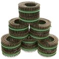 thumbnail image 1 of Muro #8 x 2 Yellow Zinc Square Drive Flathead Twin Thread Wood Screws for Speed Driver, 1 of 4