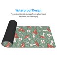 thumbnail image 4 of Pofeuu Retro Hippie Groovy Mushroom Print Desk Mat for Keyboard and Mouse，Computer Desk Matt for Desktop，Large Mouse Pad for Desk，Desk Pads on Top of Desks 12x31.5in, 4 of 8