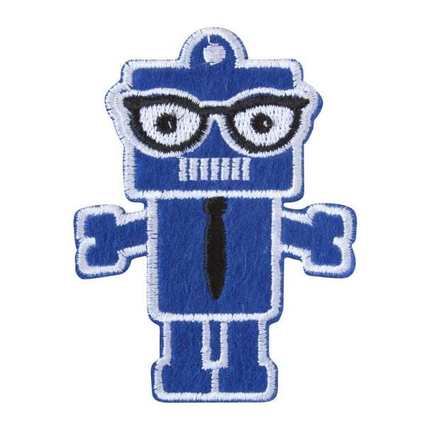 Patch Bleu Garçon Robot