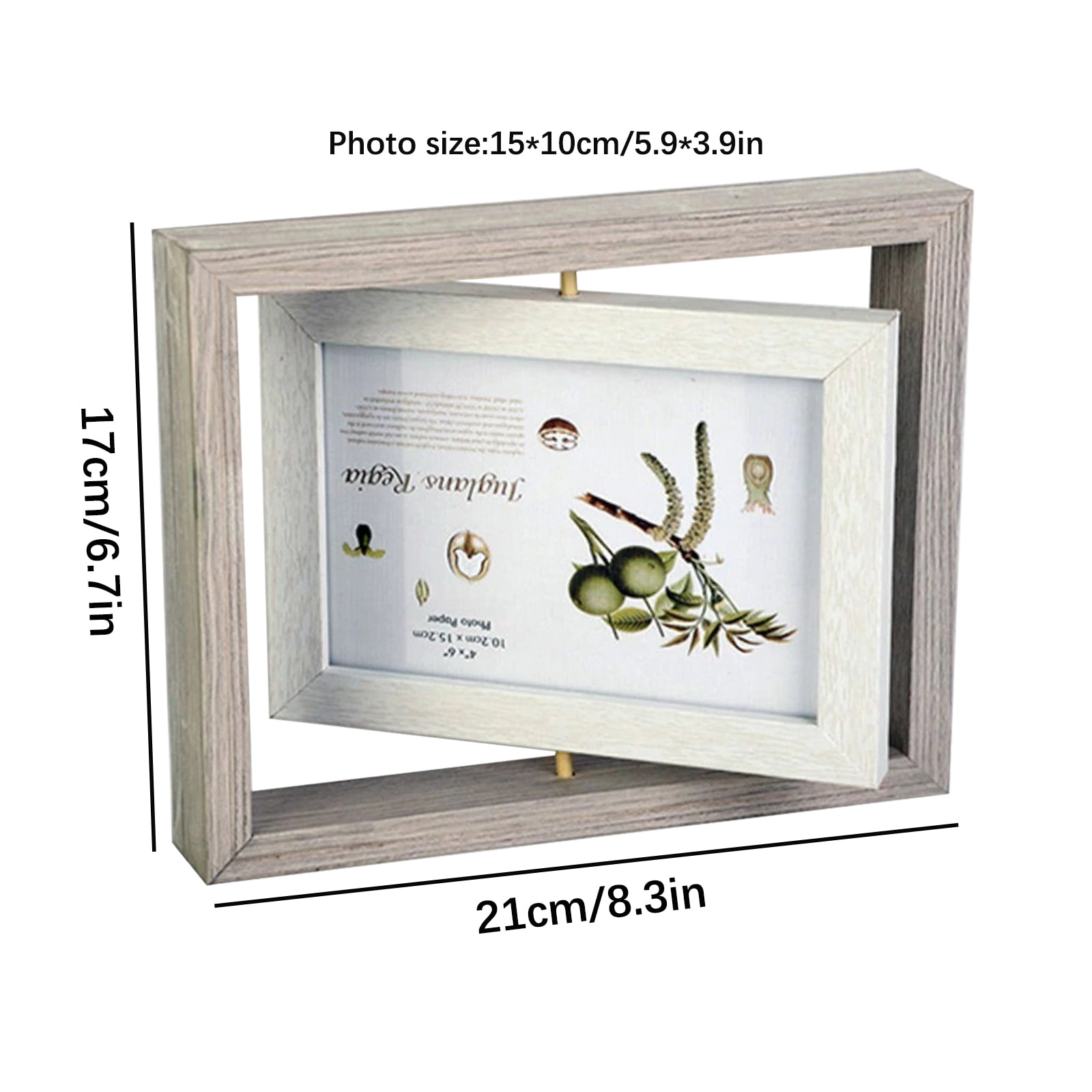 TWING Table Sign Display Holder Slant Ad Photo Frame Brochure Holder Clear Acrylic 8.5x11inches Pack of 3 