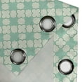 thumbnail image 3 of Ambesonne Victorian Grommet Curtain Single Panel, Floral Motif Feminine, 50"x60", Mint Emerald Pale Green, 3 of 5